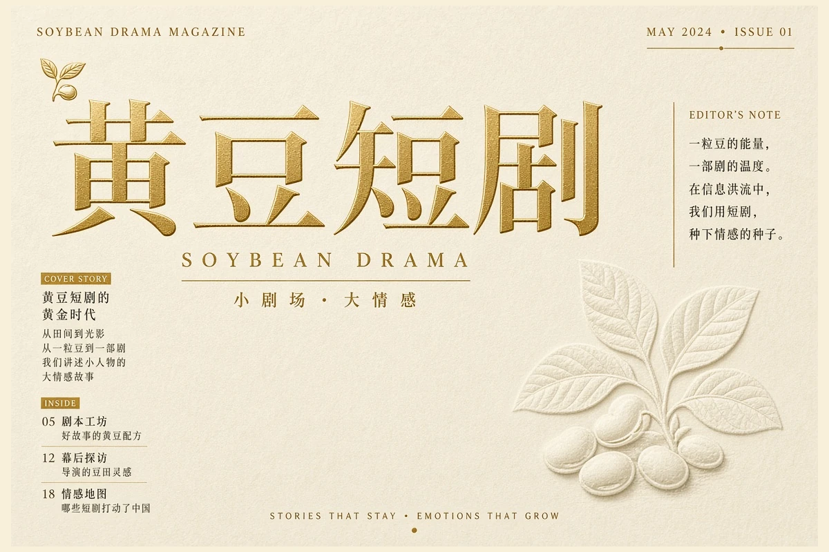 黄豆短剧内容说明主题视觉